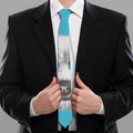 Yorkshire Terrier With Sunglasses Print Necktie