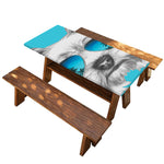 Yorkshire Terrier With Sunglasses Print Picnic Table Cover