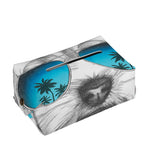 Yorkshire Terrier With Sunglasses Print Rectangle Tissue Box Cover
