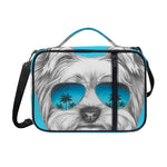 Yorkshire Terrier With Sunglasses Print Shoulder Strap Bible Bag