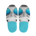 Yorkshire Terrier With Sunglasses Print Slippers