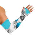 Yorkshire Terrier With Sunglasses Print Sun Protection Arm Sleeves