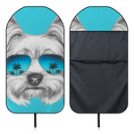 Yorkshire Terrier With Sunglasses Print Waterproof Car Seat Cover