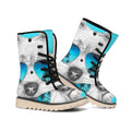 Yorkshire Terrier With Sunglasses Print Winter Boots