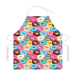 Yummy Donut Pattern Print Adjustable Apron