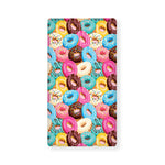 Yummy Donut Pattern Print Baby Crib Sheet
