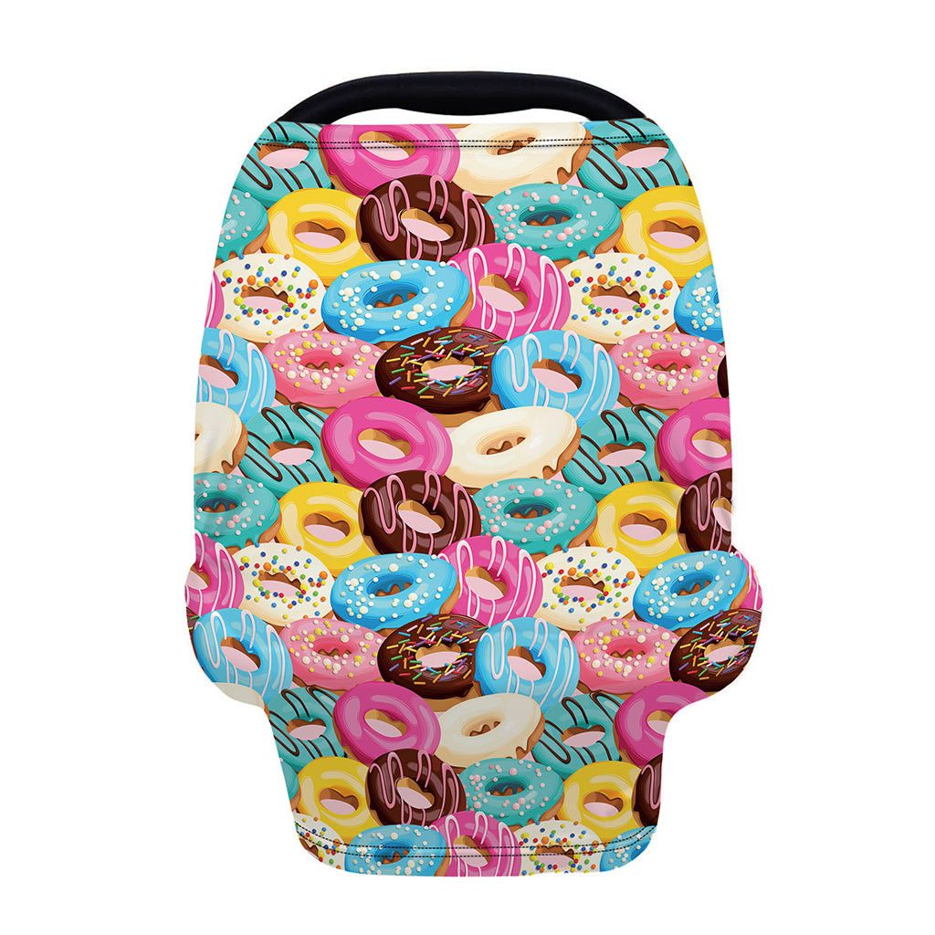 Yummy Donut Pattern Print Baby Seat Cover