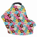 Yummy Donut Pattern Print Baby Seat Cover