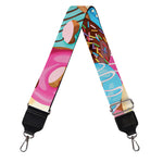 Yummy Donut Pattern Print Bag Strap