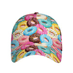 Yummy Donut Pattern Print Baseball Cap