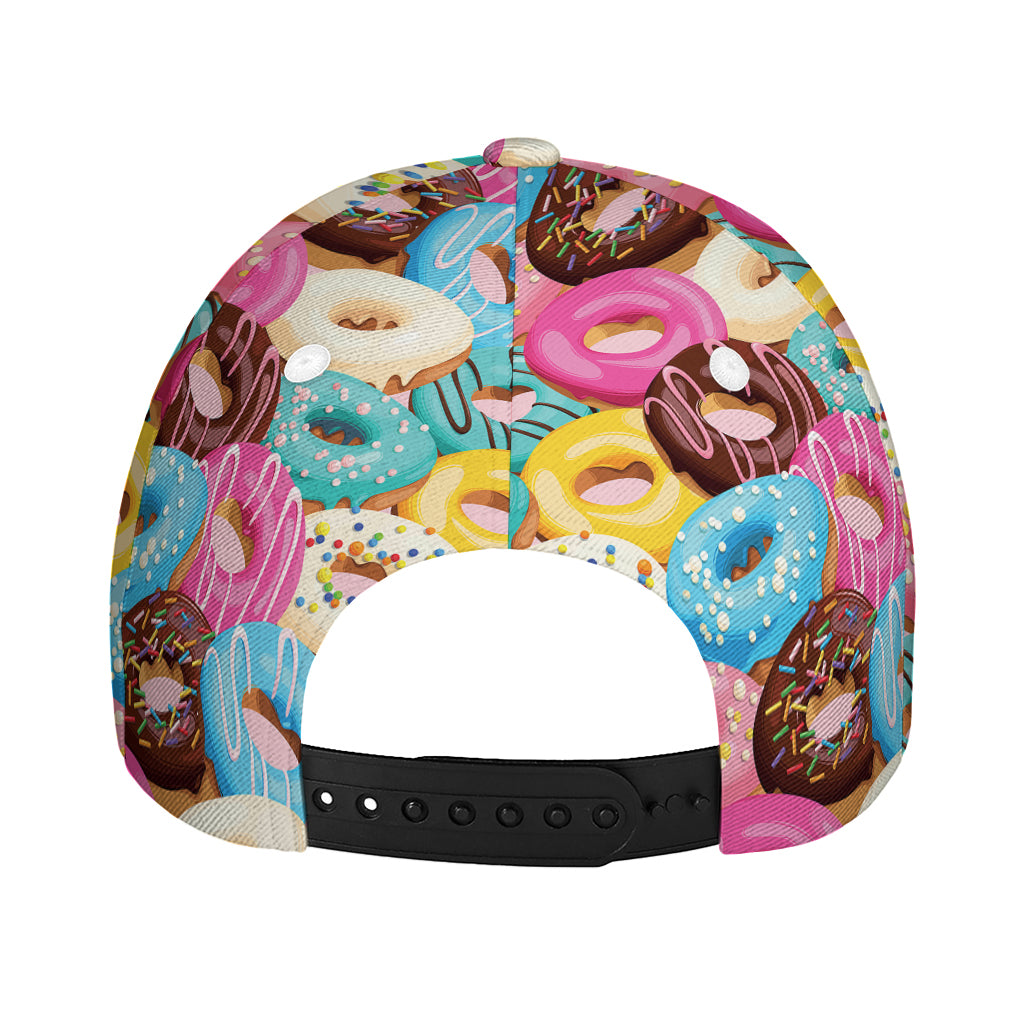 Yummy Donut Pattern Print Baseball Cap