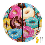 Yummy Donut Pattern Print Basketball