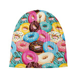 Yummy Donut Pattern Print Beanie