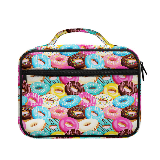 Yummy Donut Pattern Print Briefcase Bible Bag