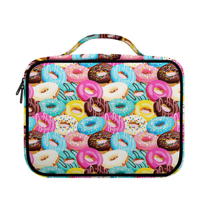 Yummy Donut Pattern Print Briefcase Bible Bag