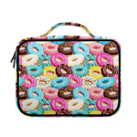 Yummy Donut Pattern Print Briefcase Bible Bag