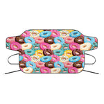 Yummy Donut Pattern Print Car Windshield Snow Cover