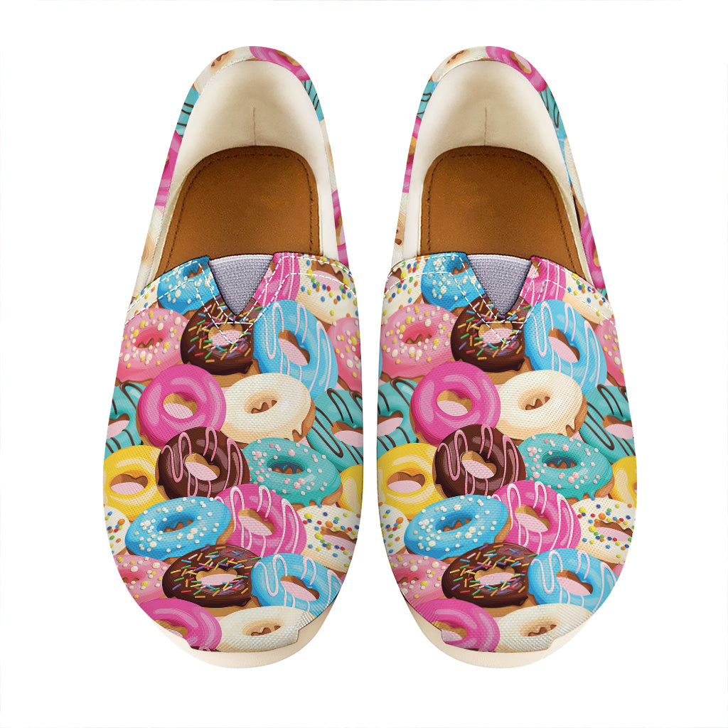 Yummy Donut Pattern Print Casual Shoes