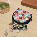 Yummy Donut Pattern Print Coin Purse