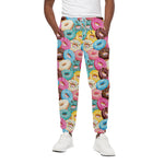 Yummy Donut Pattern Print Cotton Pants