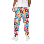 Yummy Donut Pattern Print Cotton Pants