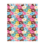 Yummy Donut Pattern Print Curtain