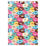 Yummy Donut Pattern Print Curtain