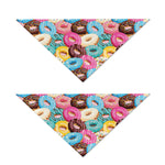 Yummy Donut Pattern Print Dog Bandana