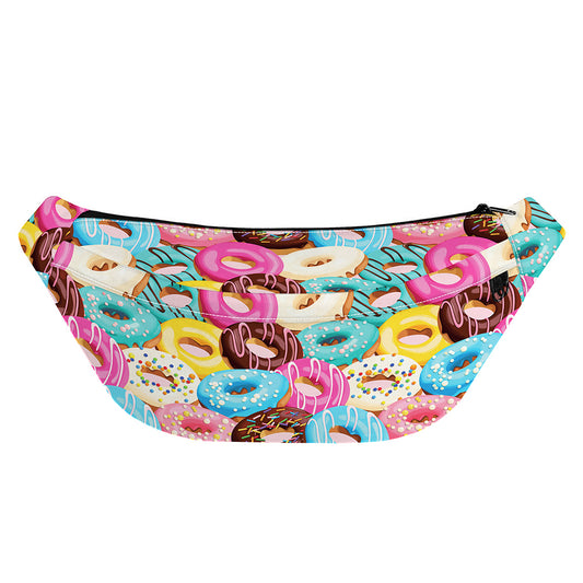 Yummy Donut Pattern Print Fanny Pack
