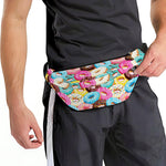 Yummy Donut Pattern Print Fanny Pack