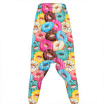 Yummy Donut Pattern Print Hammer Pants