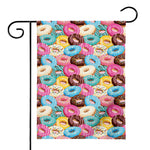 Yummy Donut Pattern Print House Flag