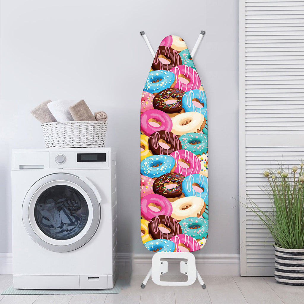 Yummy Donut Pattern Print Ironing Board Cover