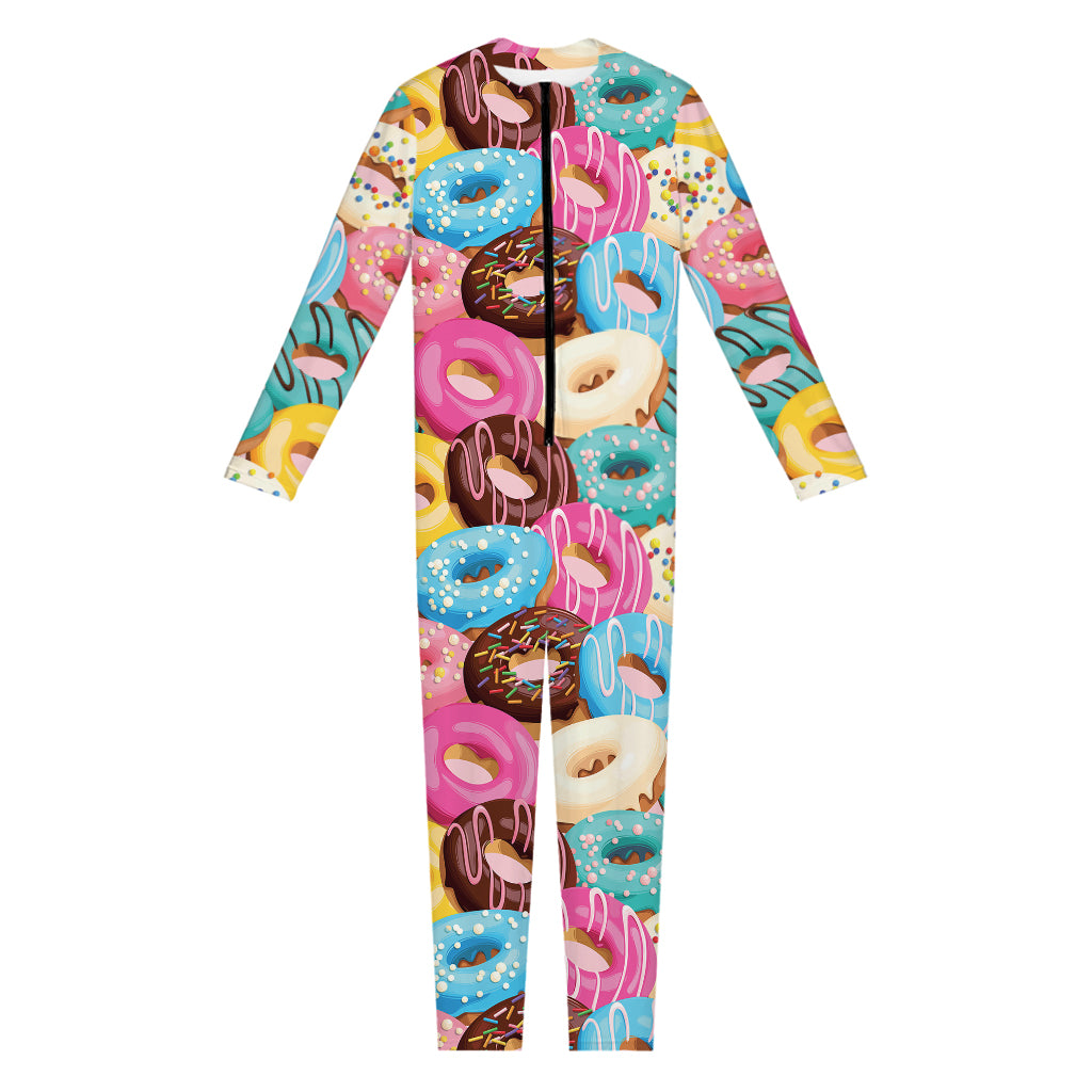 Yummy Donut Pattern Print Jumpsuit