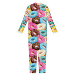 Yummy Donut Pattern Print Jumpsuit