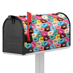 Yummy Donut Pattern Print Mailbox Cover