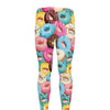 Yummy Donut Pattern Print Men's leggings