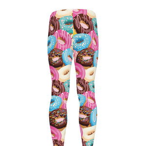 Yummy Donut Pattern Print Men's leggings