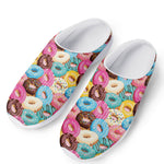 Yummy Donut Pattern Print Mesh Casual Shoes