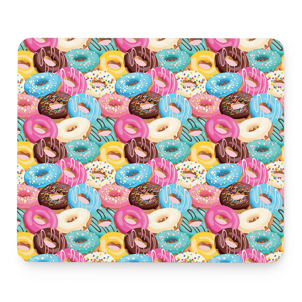 Yummy Donut Pattern Print Mouse Pad