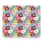 Yummy Donut Pattern Print Mouse Pad