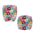 Yummy Donut Pattern Print Office Chair Cover