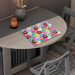 Yummy Donut Pattern Print Placemat
