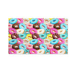 Yummy Donut Pattern Print Polyester Flag