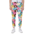 Yummy Donut Pattern Print Joggers
