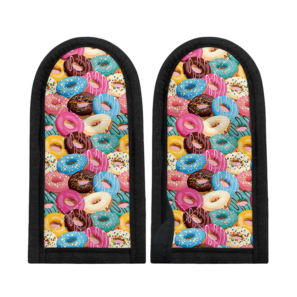 Yummy Donut Pattern Print Skillet Handle Cover