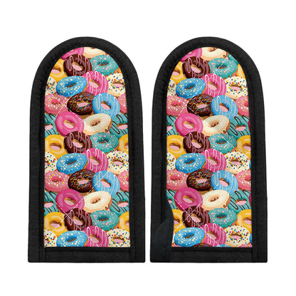 Yummy Donut Pattern Print Skillet Handle Cover