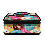Yummy Donut Pattern Print Small Lunch Bag