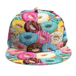 Yummy Donut Pattern Print Snapback Cap