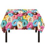 Yummy Donut Pattern Print Tablecloth